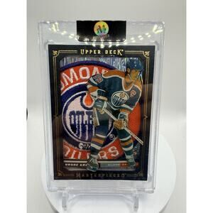 Art Card Wayne Gretzky With Oilers Patch Made By Mayflower Custom Cards